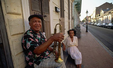 Trumpet player on Bourbon St