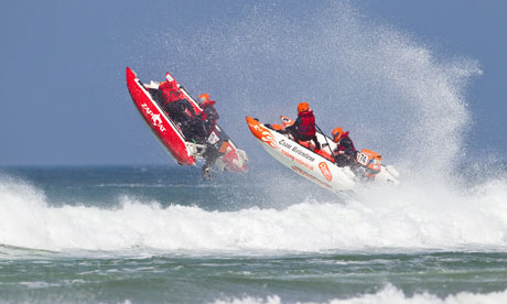 Zapcat racing at Fistral