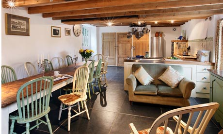 Kitchen at Lanyon Cottages, Cornwall 