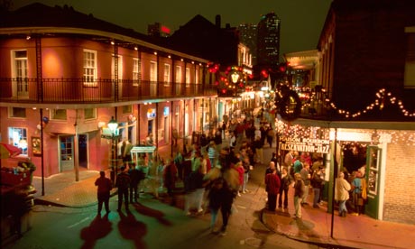 Christmas on Bourbon St, New Orleans