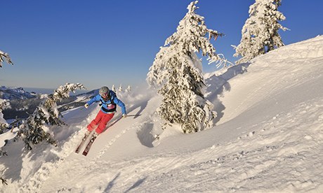 Backcountry skiing in southern Bavaria