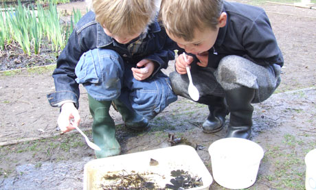 Pond-dipping at Epping Forest Field Centre