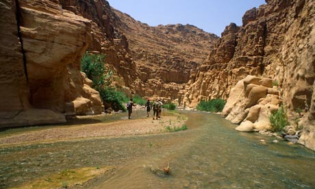 Malaqi Trail, Wadi Mujib, Jordan.