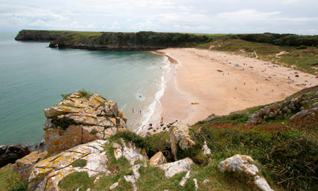 Barafundle Beach from the south.