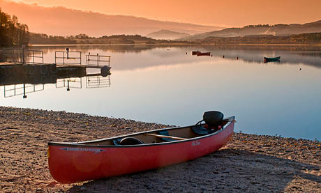 Evening light on Loch Insh