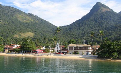 Vila do Abraao, Ilha Grande, Brazil