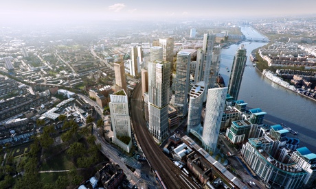 Artist's impression of new Nine elms