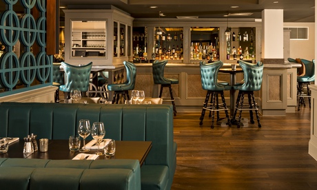 The bar and restaurant at West Park Hotel, Harrogate