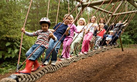 The Superworm adventure trail at Bedgebury national pinetum, Kent 