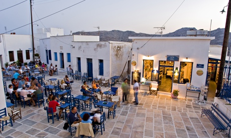 Main square at Chora