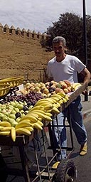 Fruit seller in Morocco