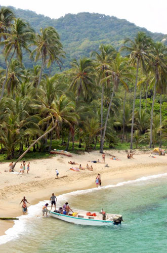 2010 destinations: Cabo San Juan de Guia beach, Parque Tayrona, Clombia