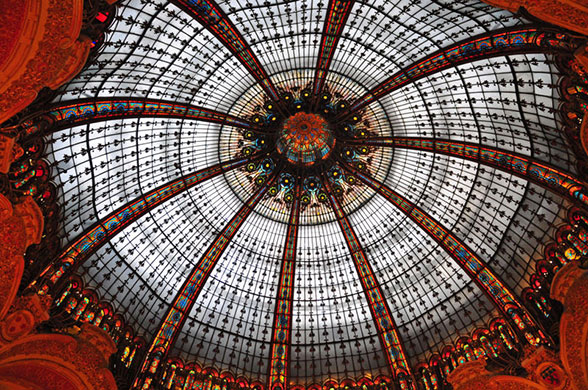 Been there: architecture: Galeries Lafayette department store in Paris