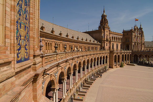 Been there: architecture: Plaza de Espana, Seville, Andalucia, Spain