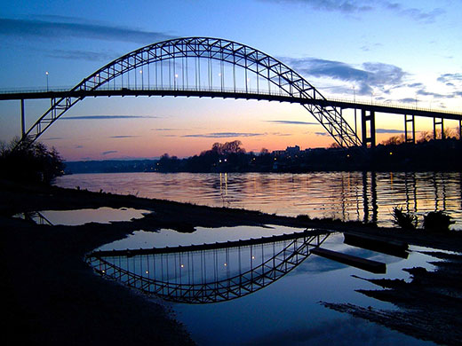 Been there: architecture: The Fredrikstad Bridge, Ostfold, Norway