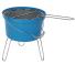 Glam camping: Blue bucket barbecue