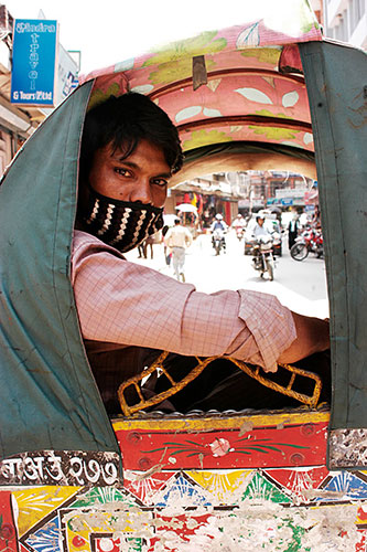 Been there May 2010: Rickshaw driver, Thamel, Kathmandu