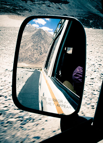 Been there May 2010: Car mirror