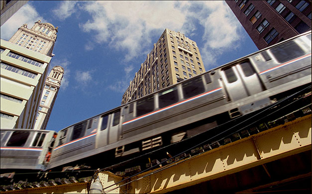 Been there May 2010: 'L' train in Chicago