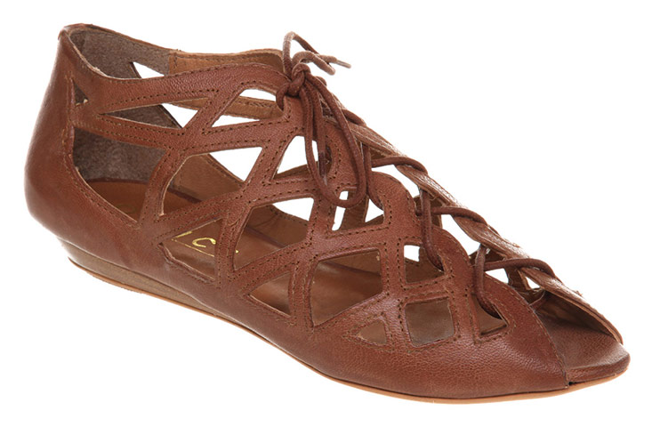 Backpacking essentials: Leather sandals, £50, from Office
