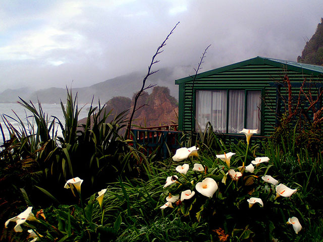 Been there: green: Green: bach in South Island, New Zealand