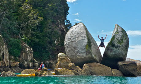 Kayaking, New Zealand