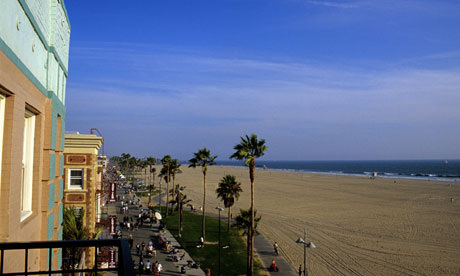 View from Cadillac Hotel Venice Beach Los Angeles California USA