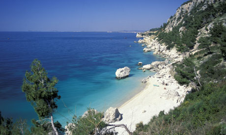 Coastal road South of Valona, Albania