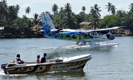 One of SriLankan Air Taxis' 'go-anywhere' Twin Otter seaplanes. 