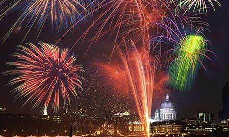 Fireworks in London