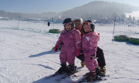 Skiing in the Tatras, Poland