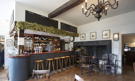 The refurbished recently Beckford Arms in Fonthill Gifford