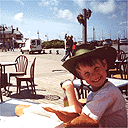 Child on holiday