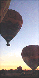 Balloons at dawn