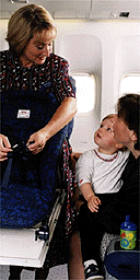 Children flying
