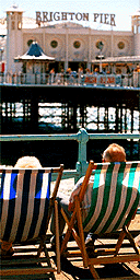 Deckchairs at Brighton