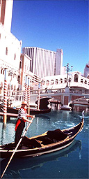 Gondolier at The Venetian