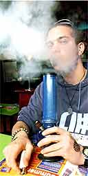 Cannabis smoker, Amsterdam