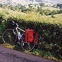 Sheila's bike takes a break