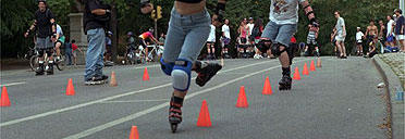 Skating in Central Park