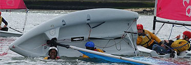 Learning to dinghy sail