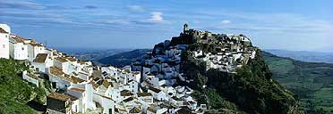 Hilltop town in Andalucia, Spain