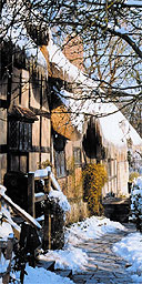 Anne Hathaway's house in winter