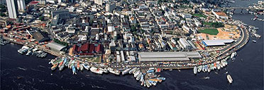 Aerial view of Manaus