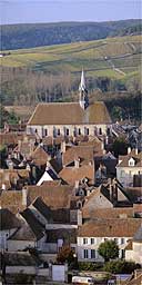 Aerial view of Burgundy