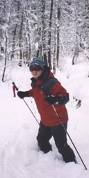 Off-piste skiing