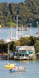 The Boathouse in the Bay of Islands, New Zealand