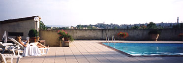 The pool at Poggio Ai Pini, Siena