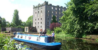 Cruising past the old mill in Levitstown, County Kildare