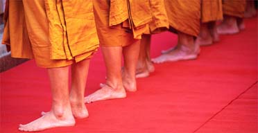Buddhist monks in Thailand